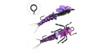 Floating Jig Realistic Stone Double Violet Pearl FG27