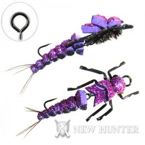 Floating Jig Realistic Stone Double Violet Pearl FG27