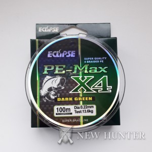 Шнур Eclipse X4 PE-Max Dark Green 100m